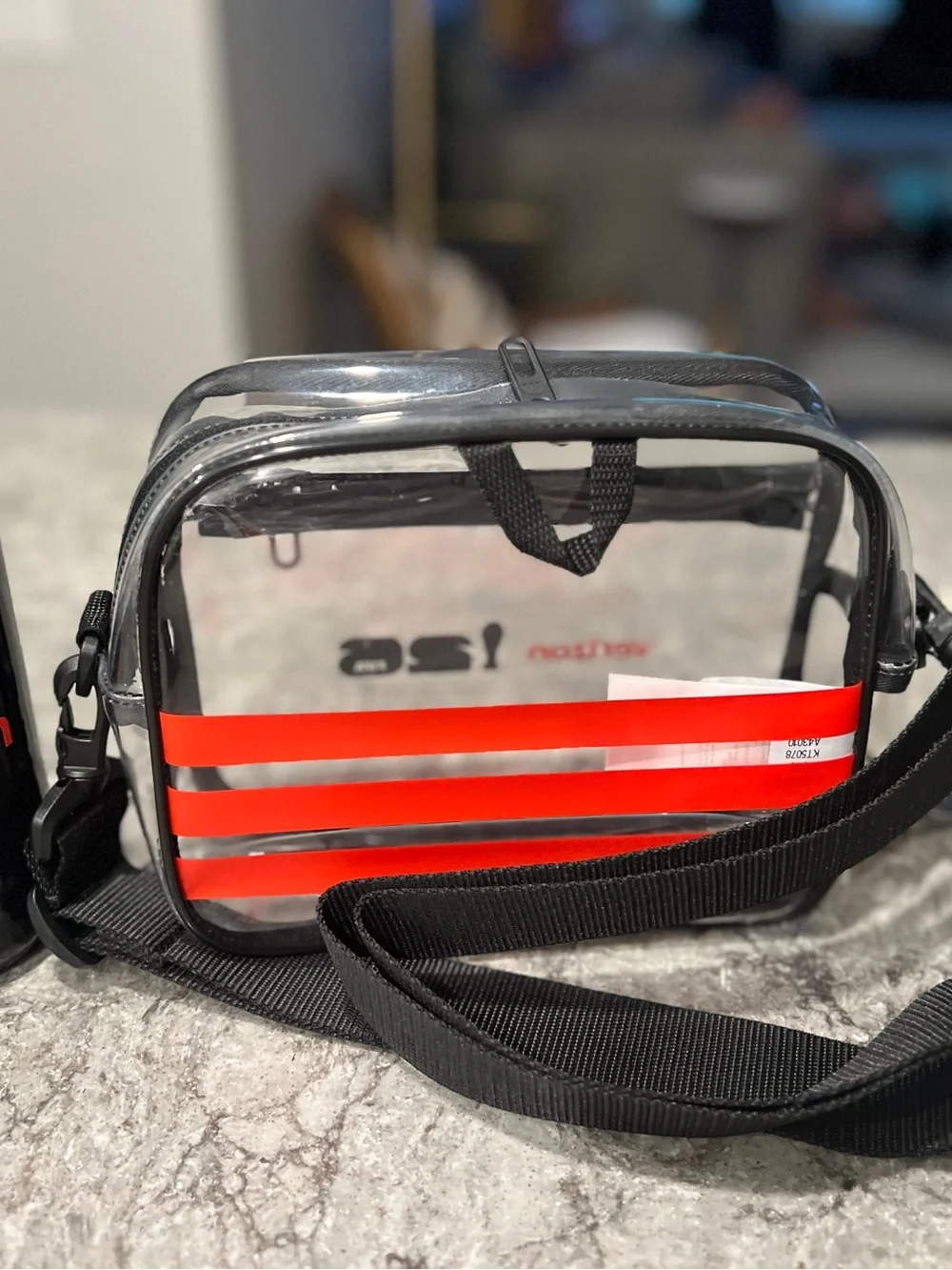 NWT FIFA Adidas x Verizon Clear Crossbody  + Stainless Water Bottle